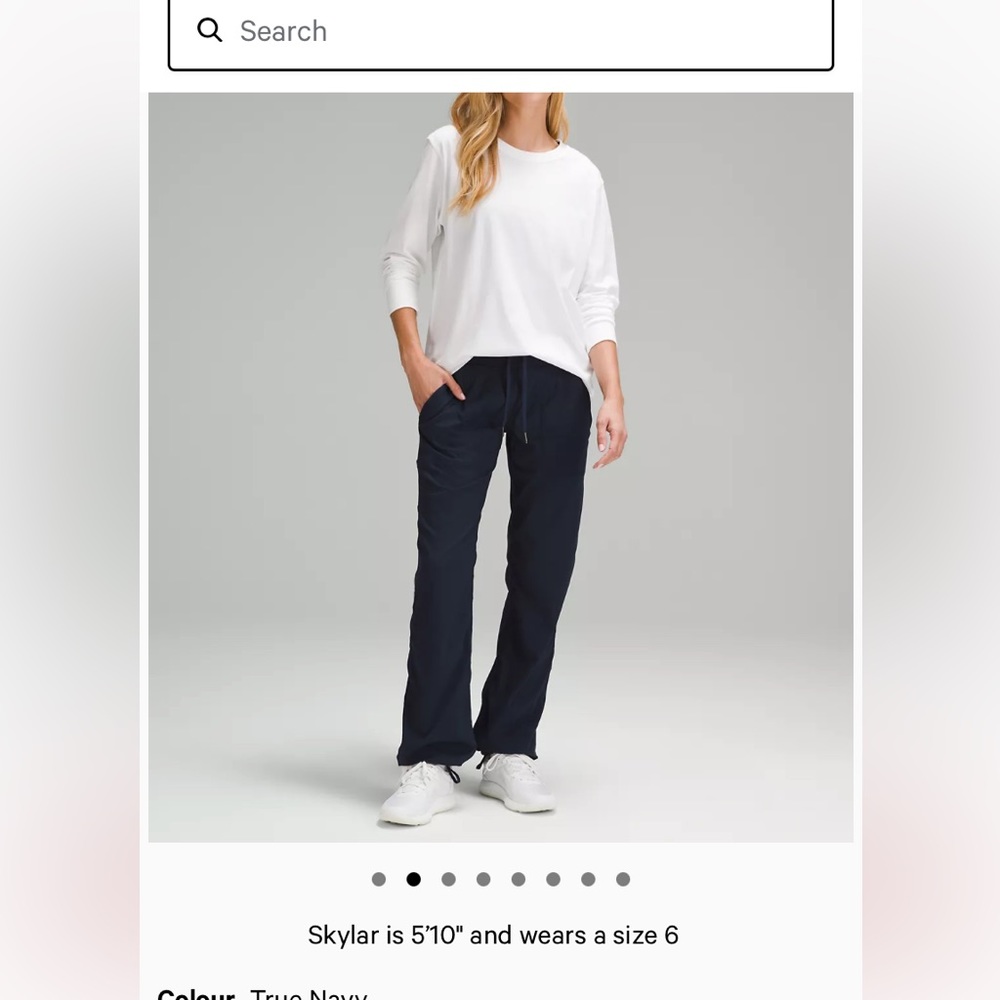 Lululemon lined dance studio pants